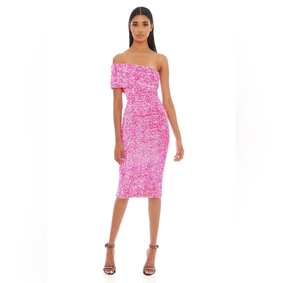 ELIYA THE LABEL Alyssa Dress (Pink) - Picture 2 of 6
